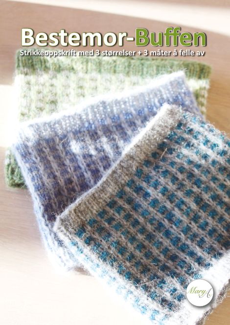 Hovedbilde Bestemor-Buffen, strikkeoppskrift