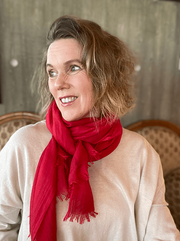 Ulrikke Skjerf, Bomull / Ull, Scarlet Red