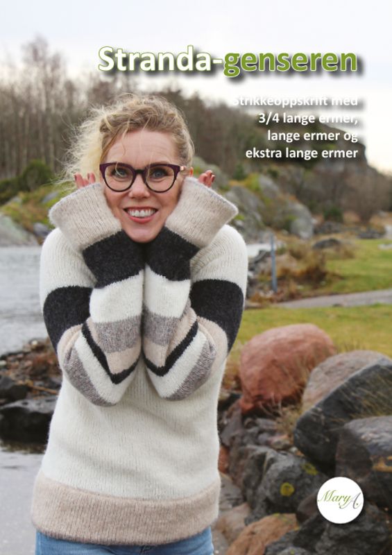 Stranda-genseren, strikkeoppskrift