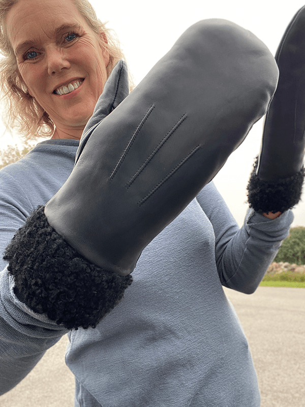 Matera Votter, Skinn, Black