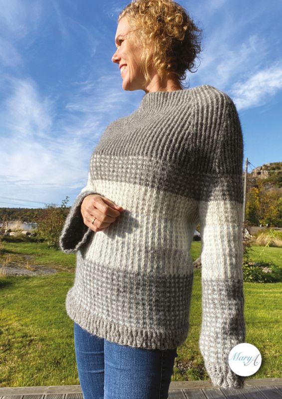 Neholmen-Genseren, strikkeoppskrift