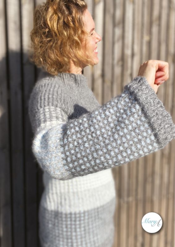 Neholmen-Genseren, strikkeoppskrift