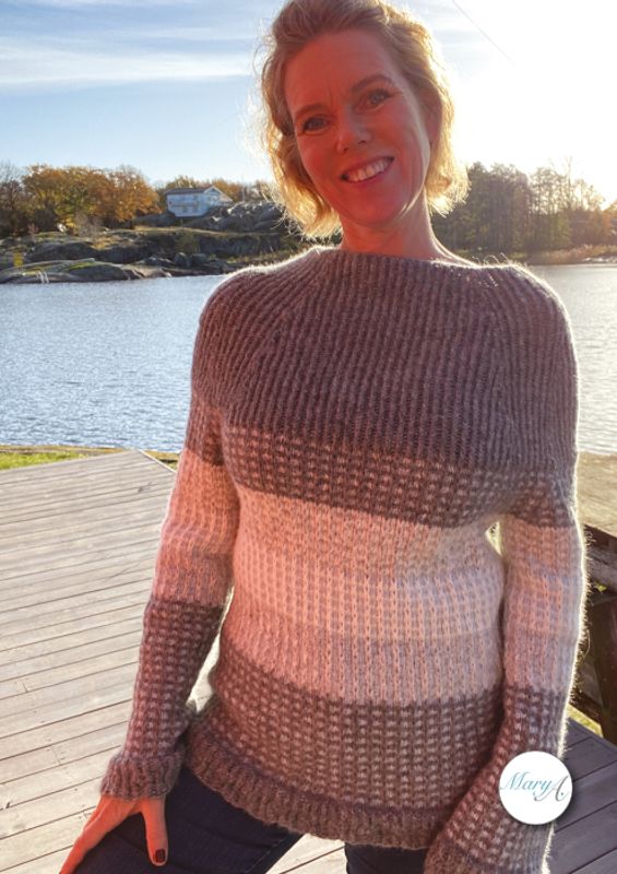 Neholmen-Genseren, strikkeoppskrift