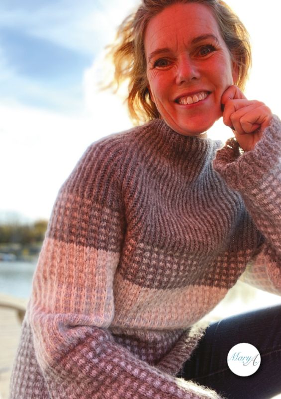 Neholmen-Genseren, strikkeoppskrift