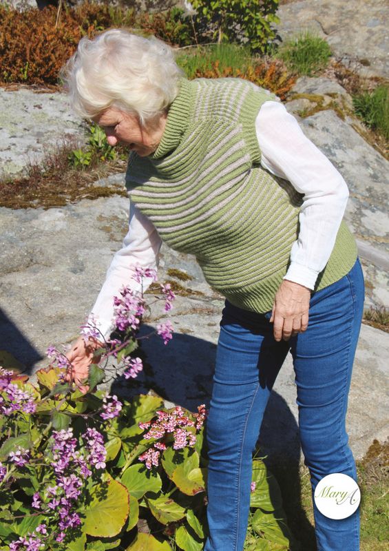 VestSia, strikkeoppskrift