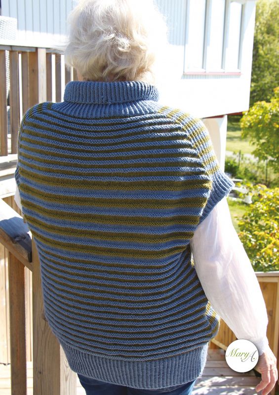 VestSia, strikkeoppskrift