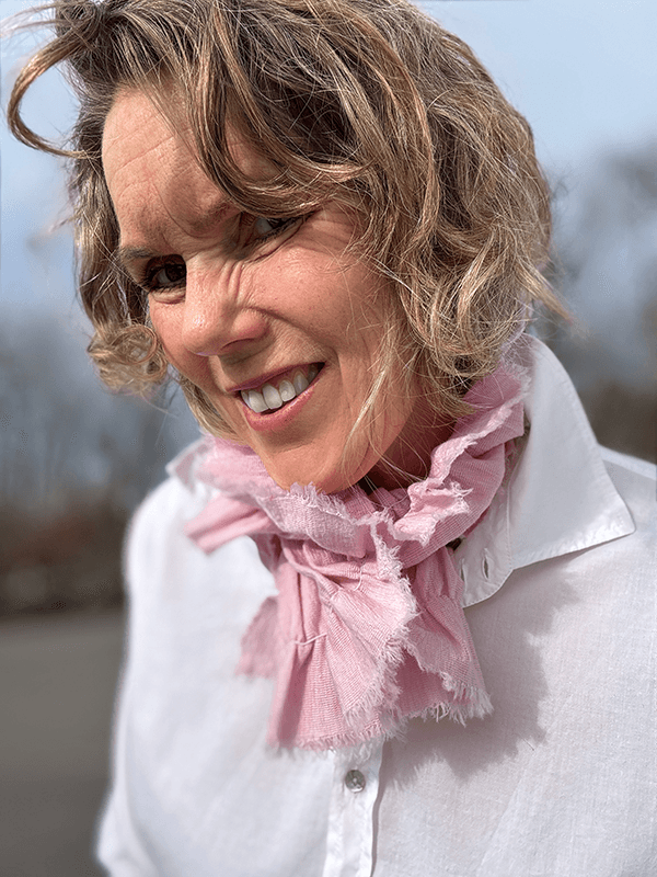 1051 Skjerf / Hårbånd Flounce, Violet Ice Melange, Merino