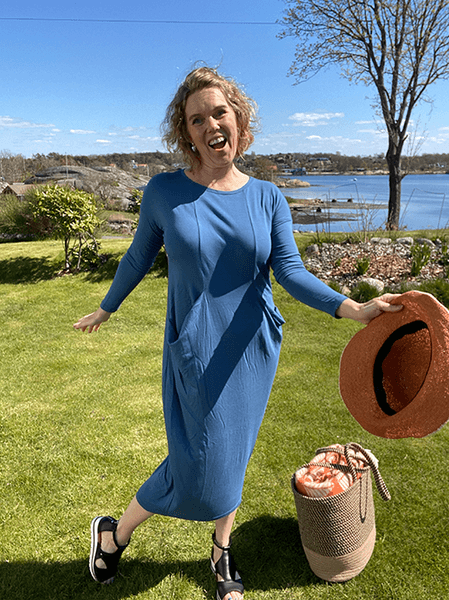 Hovedbilde 7620 Kjole, Bamboo, Denim Blue