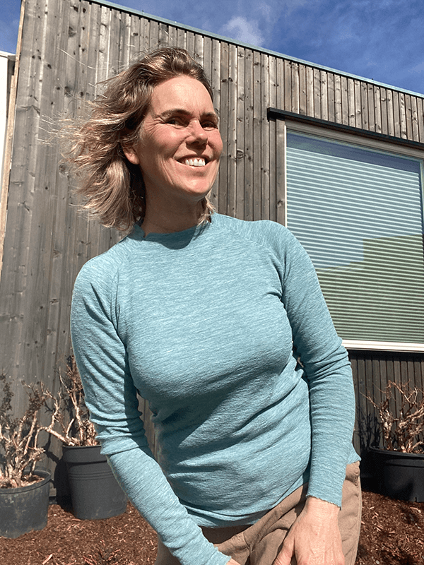 4063 Genser Saddle Back, Artic Melange, Merino