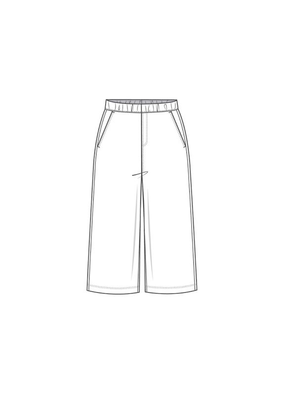 PreOrder: 11040 Culotte Pants, Lin, XS-XXL