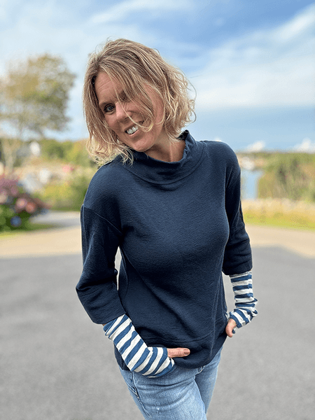 Hovedbilde 4051 Genser, Merino, Blue Mood