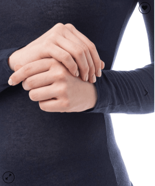 Hovedbilde Dolcevita T-Genser, Modal / Cashmere, MidnattsBlå ...