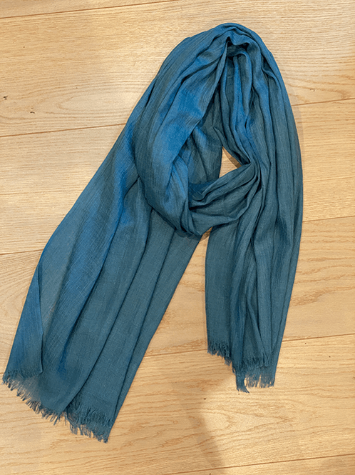 Hovedbilde Ulrikke Skjerf, Bomull / Ull, Ocean Teal