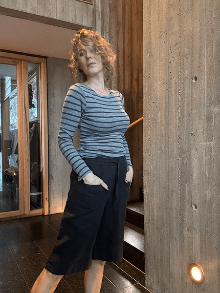 Hovedbilde 11030 Shorts, Charcoal, Lin