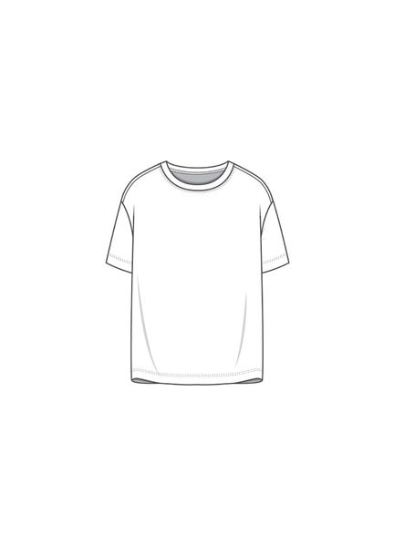 Hovedbilde PreOrder: 4323 T-Shirt Relaxed Logo, Bomull