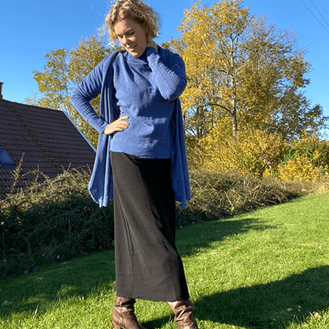 Hovedbilde 5004 Skjørt Vidt, Black, Merino