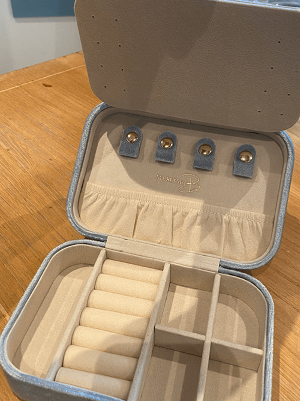 Smykkeskrin Medium, Lyseblå