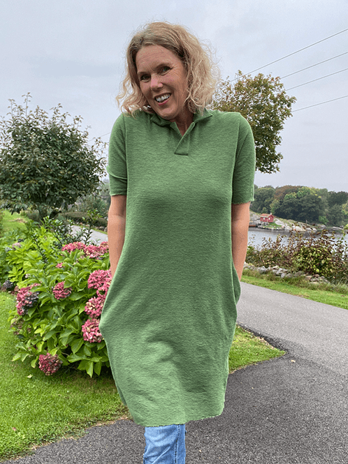 Hovedbilde 7038 GenserKjole Polo, Grasshopper Melange, ...