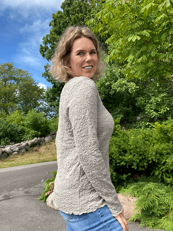 4502 Genser, Elephant Melange, Bubble Wool