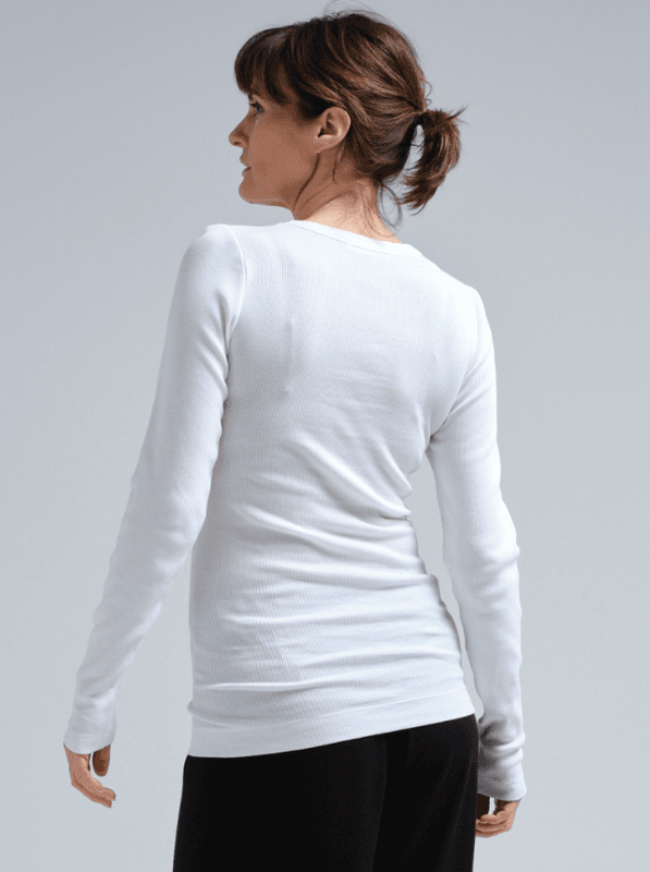 Allure T-Genser, Bomull, White