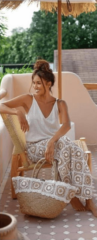 Fiji Kurv, Ivory / Sand