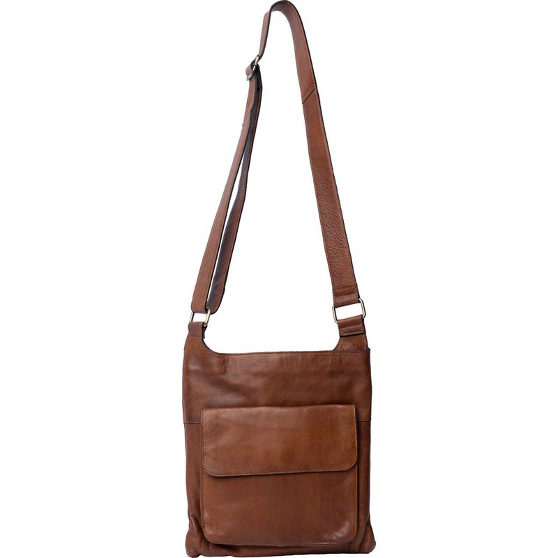 Sara Big Crossover, Walnut, Skinn