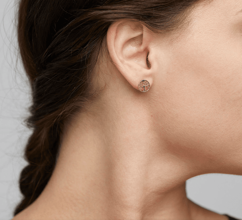 GEORGINA resirkulert studs, Gullbelagt