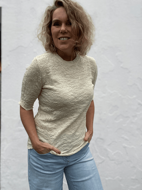 Hovedbilde 4505 T-Skjorte, Raw White, Bubble Wool