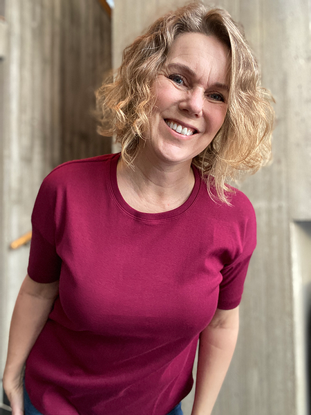 Hovedbilde 4305 T-Skjorte, Wine, Bomull