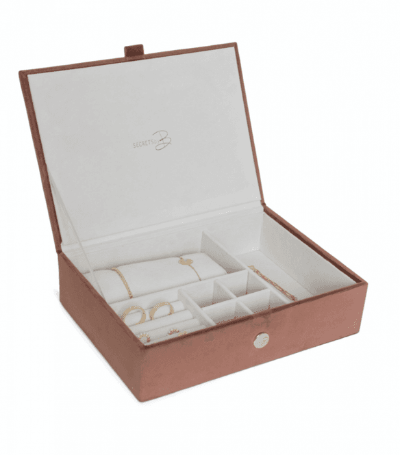 Hovedbilde Smykkeskrin for smykker / klokker, Old Pink