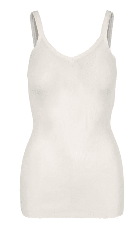 Vintage Lace Camisole, Merino / Silke, Champagne