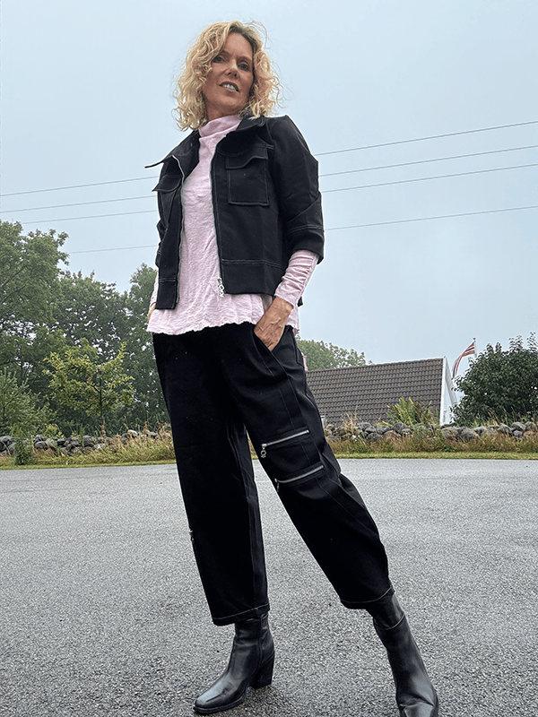4167 Bukse Stretch, Ballong, Black, Bomull