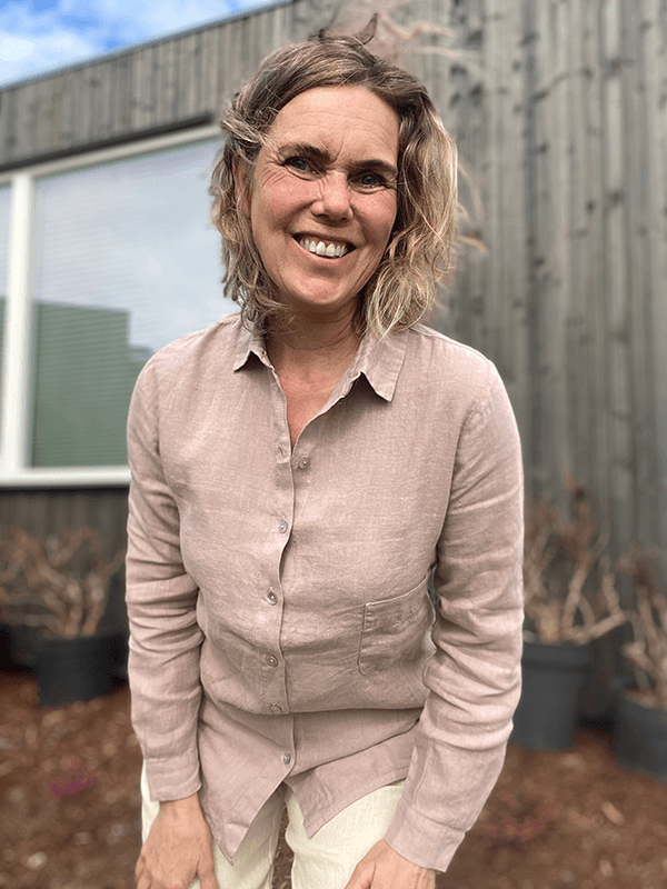 12010 Skjorte, Blush, Lin Tynn