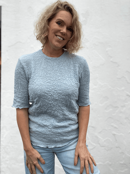 Hovedbilde 4505 T-Skjorte, Blue Mist, Bubble Wool