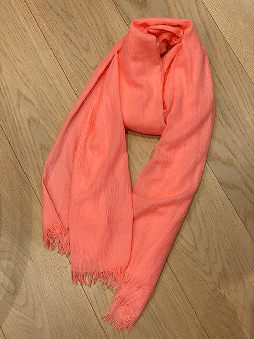 Hovedbilde Ulrikke Skjerf, Bomull / Ull, Coral