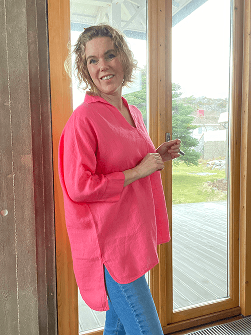 Hovedbilde 12026 StorSkjorte, Sweet Pink, Lin Tynn