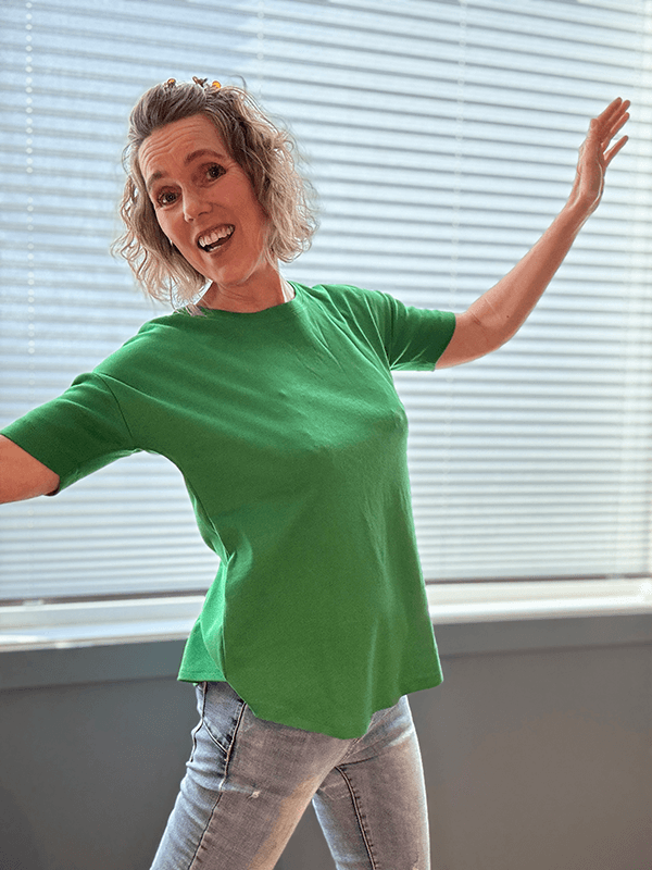 4305 T-Skjorte, Bright Green, Bomull