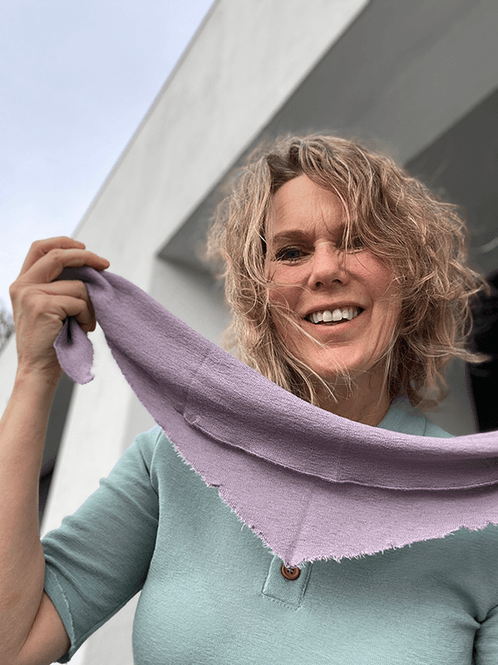 Hovedbilde 1040 TriangelSkjerf (S), Lavender, Merino