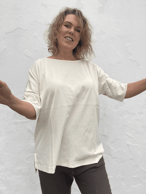 4309 T-Skjorte, Raw White, Bomull
