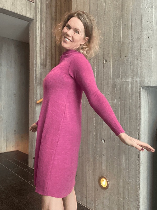 7032 Kjole, Camelia Melange, Merino