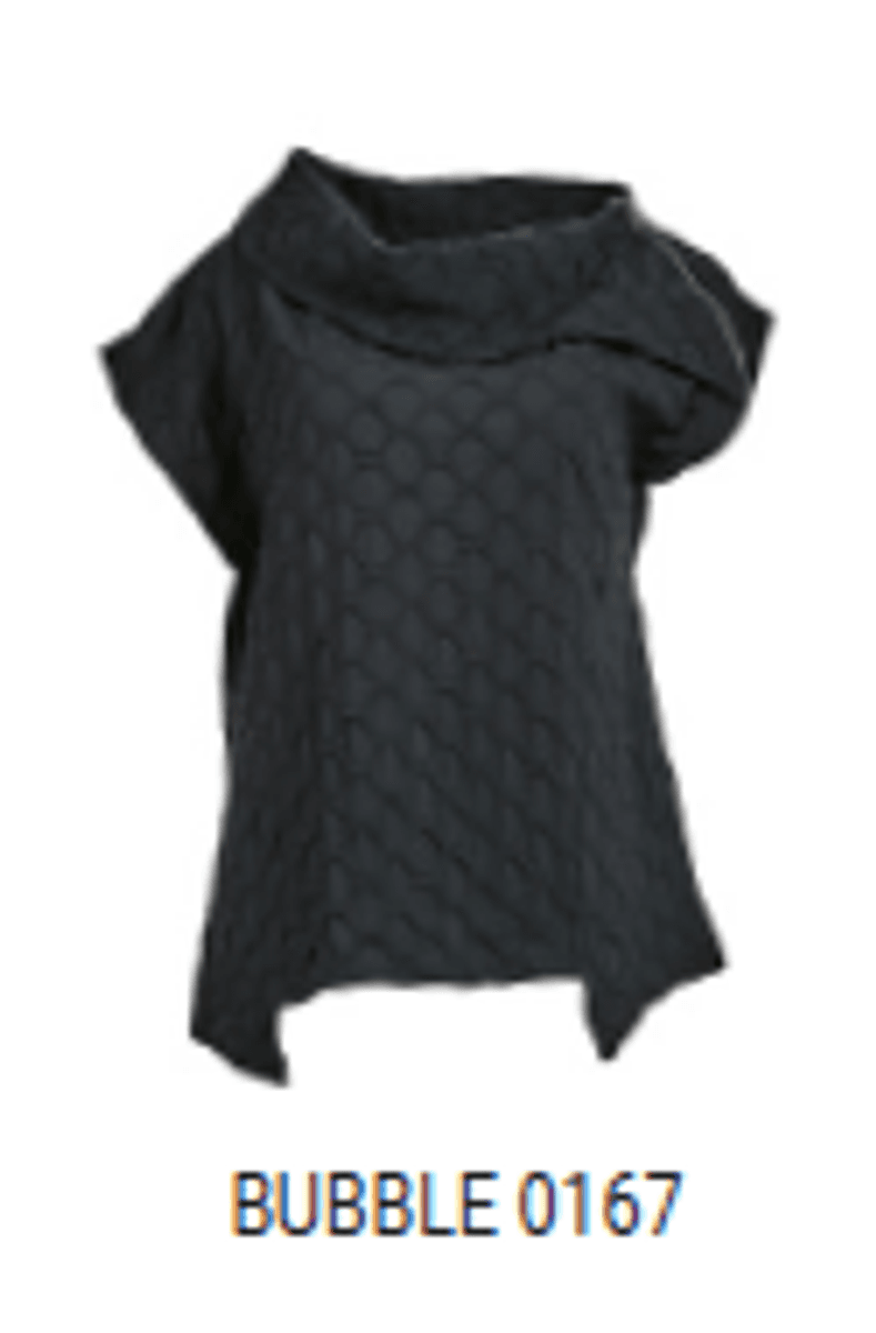 PreOrder: 0167 Topp, Bubble, Bomull, Blå